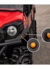 SuperATV Plug & Play Turn Signal Kit Deluxe Plug and Play Kawasaki Mule Pro 2016+                                     - TSK-K-FXT-004 - Image 6