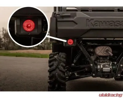 SuperATV Plug & Play Turn Signal Kit Deluxe Plug and Play Kawasaki Mule Pro 2016+ - TSK-K-FXT-004