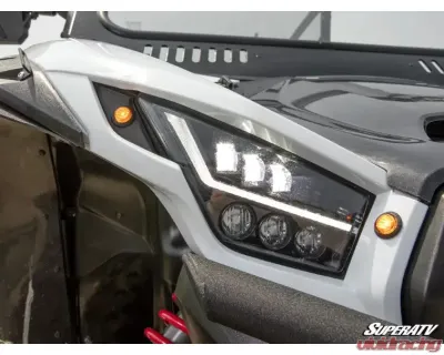 SuperATV Deluxe Plug & Play Turn Signal Kit Kawasaki Teryx KRX 1000 2020 - TSK-K-KRX-004