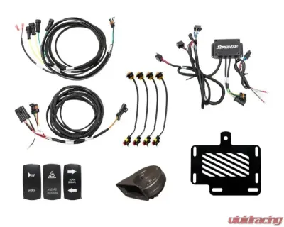 SuperATV Crew Cab Deluxe Plug & Play Turn Signal Kit Polaris Ranger XP 900 2013-2019 - TSK-P-RAN9004-004