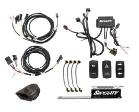 SuperATV 2 Seater Deluxe Plug & Play Turn Signal Kit Polaris RZR XP 1000 2015-2018