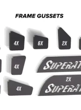 SuperATV Weld-in Gusset Kit Can-AM Defender 2016+                                     - WFG-CA-DEF - Image 2