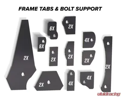 SuperATV Weld-in Gusset Kit Can-AM Defender 2016+ - WFG-CA-DEF