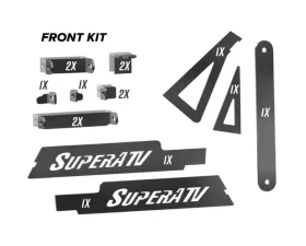 SuperATV Weld-in Gusset Kit Polaris Ranger XP 1000 2018-2020