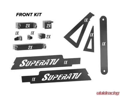 SuperATV Weld-in Gusset Kit Polaris Ranger XP 1000 2018-2020 - WFG-P-RAN1K