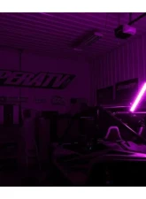 SuperATV 2 Foot RGB Led Whip Lights w/ Formed Cage Vertical Brackets                                     - WL-2-001-005-V - Image 2