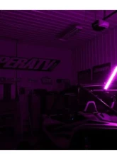 SuperATV 2 Foot RGB Led Whip Lights w/ 1.75 Inches Horizontal Brackets                                     - WL-2-001-006-H - Image 3
