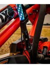 SuperATV 2 Foot RGB Led Whip Lights w/ 1.75 Inches Horizontal Brackets                                     - WL-2-001-006-H - Image 6