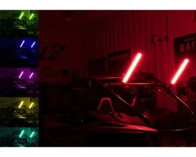SuperATV 2 Foot RGB Led Whip Lights w/o Brackets