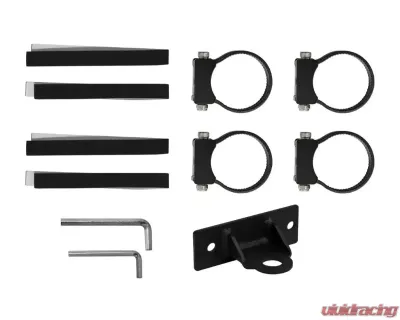 SuperATV 5 Foot RGB Led Whip Lights w/ 1.75 Inches Horizontal Brackets - WL-5-001-006-H