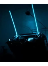 SuperATV 5 Foot RGB Led Whip Lights w/ 1.75 Inches Horizontal Brackets                                     - WL-5-001-006-H - Image 4
