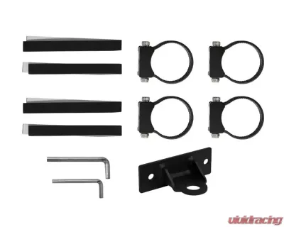 SuperATV 5 Foot RGB Led Whip Lights w/ 2 Inches Horizontal Brackets - WL-5-001-007-H