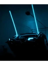 SuperATV 5 Foot RGB Led Whip Lights w/ 1.875 Inches Horizontal Brackets                                     - WL-5-001-008-H - Image 4