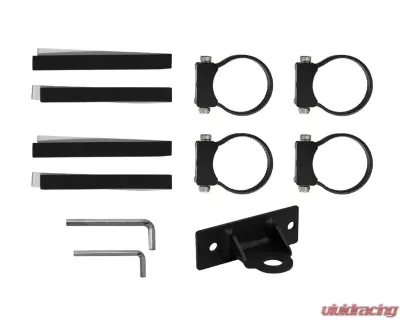 SuperATV 5 Foot RGB Led Whip Lights w/ 1.875 Inches Horizontal Brackets - WL-5-001-008-H