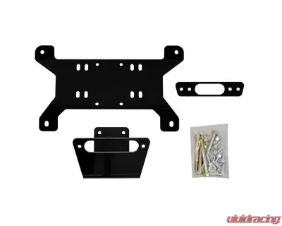 SuperATV Winch Mounting Plate w/o Winch Can-Am Maverick 2013+ - WM-CA-MAV-00