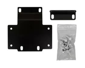 SuperATV Winch Mounting Plate  w/o Winch Honda Pioneer 1000 2016+