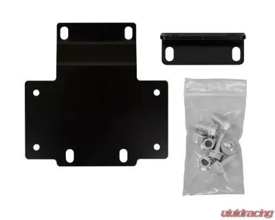 SuperATV Winch Mounting Plate w/o Winch Honda Pioneer 1000 2016+ - WM-H-PIO1K-00