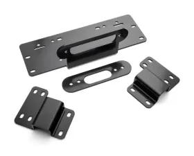 SuperATV Winch Mounting Plate w/o Winch Honda Pioneer 520 2021+