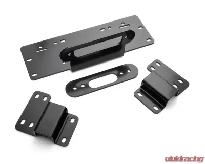 SuperATV Winch Mounting Plate w/o Winch Honda Pioneer 520 2021+ - WM-H-PIO520-01