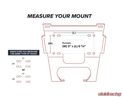 SuperATV Winch Mounting Plate w/o Winch Honda Talon 1000 2019+ - WM-H-TAL-00
