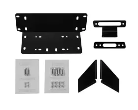 SuperATV Winch Mounting Plate w/o Winch Kawasaki Teryx 2014+
