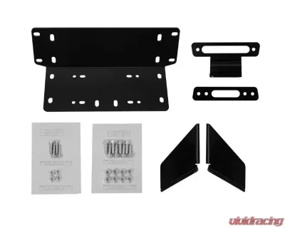 SuperATV Winch Mounting Plate w/o Winch Kawasaki Teryx 2014+ - WM-K-TRX4-00