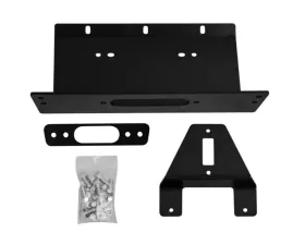 SuperATV Winch Mounting Plate Polaris Ranger XP 2009-2014