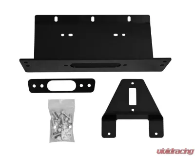 SuperATV Winch Mounting Plate Polaris Ranger XP 2009-2014 - WM-P-RAN-09XP-00