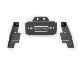 SuperATV 3500 Lb Winch Mounting Plate w/o Winch Polaris RZR 2008+