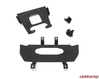 SuperATV Winch Mounting Plate w/o Winch Polaris RZR XP 1000 2019+ - WM-P-RZR1K-00