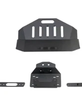 SuperATV Winch Mount for Stock Bumper w/ 3500 Lb. Winch Polaris RZR XP Turbo S 2018+                                     - WM-P-RZRXPTS-001-3500 - Image 3