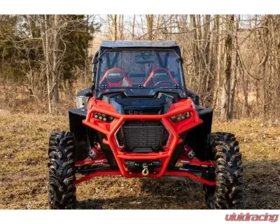 SuperATV Winch Mount for SuperATV Bumper w/o Winch Polaris RZR XP Turbo S 2018+ - WM-P-RZRXPTS-002-00