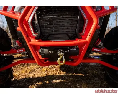SuperATV Winch Mount for SuperATV Bumper w/o Winch Polaris RZR XP Turbo S 2018+ - WM-P-RZRXPTS-002-00