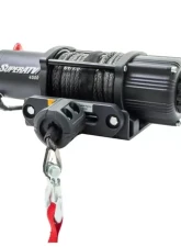 SuperATV Winch Mount for No Bumper w/ 4500 Lb. Winch Polaris RZR XP Turbo S 2018+                                     - WM-P-RZRXPTS-002-4500 - Image 2