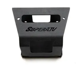 SuperATV Winch Mounting Plate w/o Winch Polaris Sportsman 2015+
