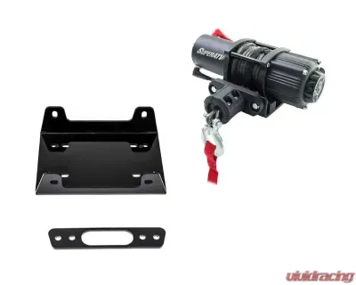 SuperATV Winch Mounting Plate w/o Winch Yamaha Wolverine X4 - WM-Y-WV-X4-00