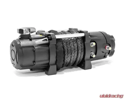 SuperATV 12,000 LB. Winch w/o 2 Receiver Winch Mount Plate (With Wireless Remote & Synthetic Rope) - WN-12000
