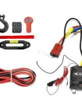 SuperATV 12,000 LB. Winch w/o 2 Receiver Winch Mount Plate (With Wireless Remote & Synthetic Rope)                                     - WN-12000 - Image 4