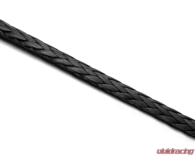 SuperATV Replacement Black Synthetic Winch Rope - 12000 LB. - WN-RP-12K