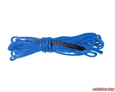 SuperATV Replacement Blue Synthetic Winch Rope - 3500 LB. - WN-RP-3.5K-BLU