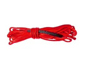 SuperATV Replacement Red Synthetic Winch Rope - 3500 LB.