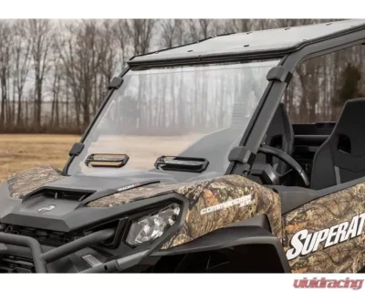 SuperATV Vented Full Windshield Can-Am Commander 2021+ - WS-CA-COM-V-002-70