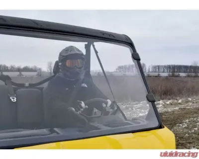 SuperATV No Print Standard Polycarbonate Full Windshield Can-Am Defender 2016+ - WS-CA-DEF-75