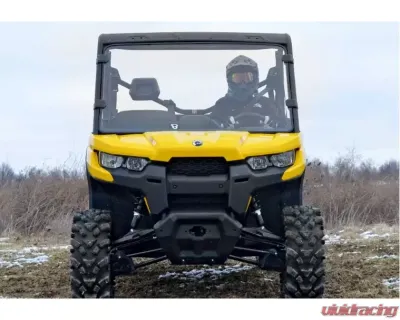 SuperATV No Print Standard Polycarbonate Full Windshield Can-Am Defender 2016+ - WS-CA-DEF-75