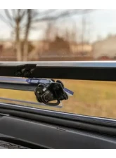 SuperATV Flip-Up Vent Panel Scratch Resistant Vented Full Windshield Can-Am Defender 2016+                                     - WS-CA-DEF-V-001-70 - Image 6