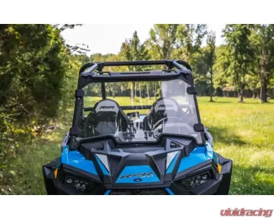 SuperATV No Print Scratch Resistant Full Windshield Polaris RZR XP 1000 2019+ - WS-P-RZR1K-002-70