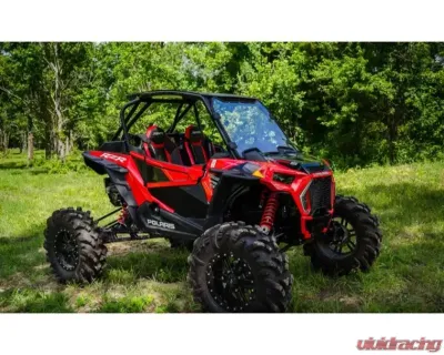 SuperATV No Print Scratch-Resistant Full Windshield Polaris RZR XP Turbo S 2018-2021 - WS-P-RZRXPTS-70