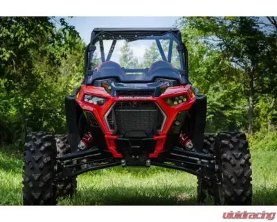 SuperATV No Print Scratch-Resistant Full Windshield Polaris RZR XP Turbo S 2018-2021 - WS-P-RZRXPTS-70