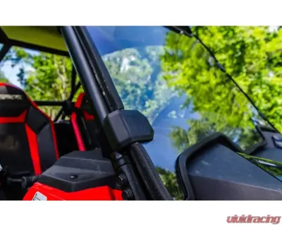 SuperATV No Print Scratch-Resistant Full Windshield Polaris RZR XP Turbo S 2018-2021 - WS-P-RZRXPTS-70