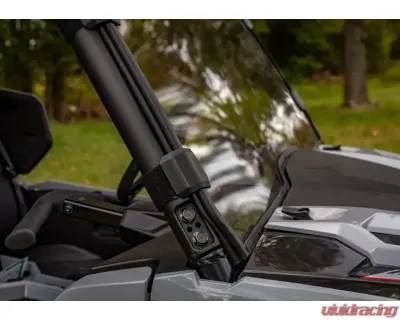 SuperATV Scratch Resistant Full Windshield Yamaha Wolverine RMAX 2021+ - WS-Y-RMAX-70